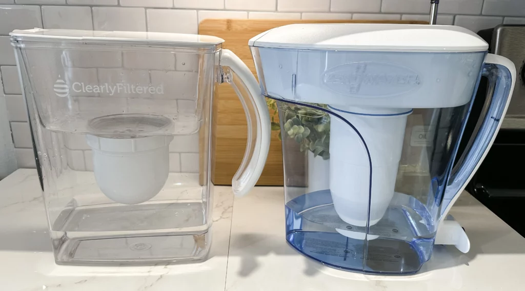 Clearly Filtered vs Brita Filter Pitchers